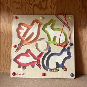 Janod vintage magnetic maze